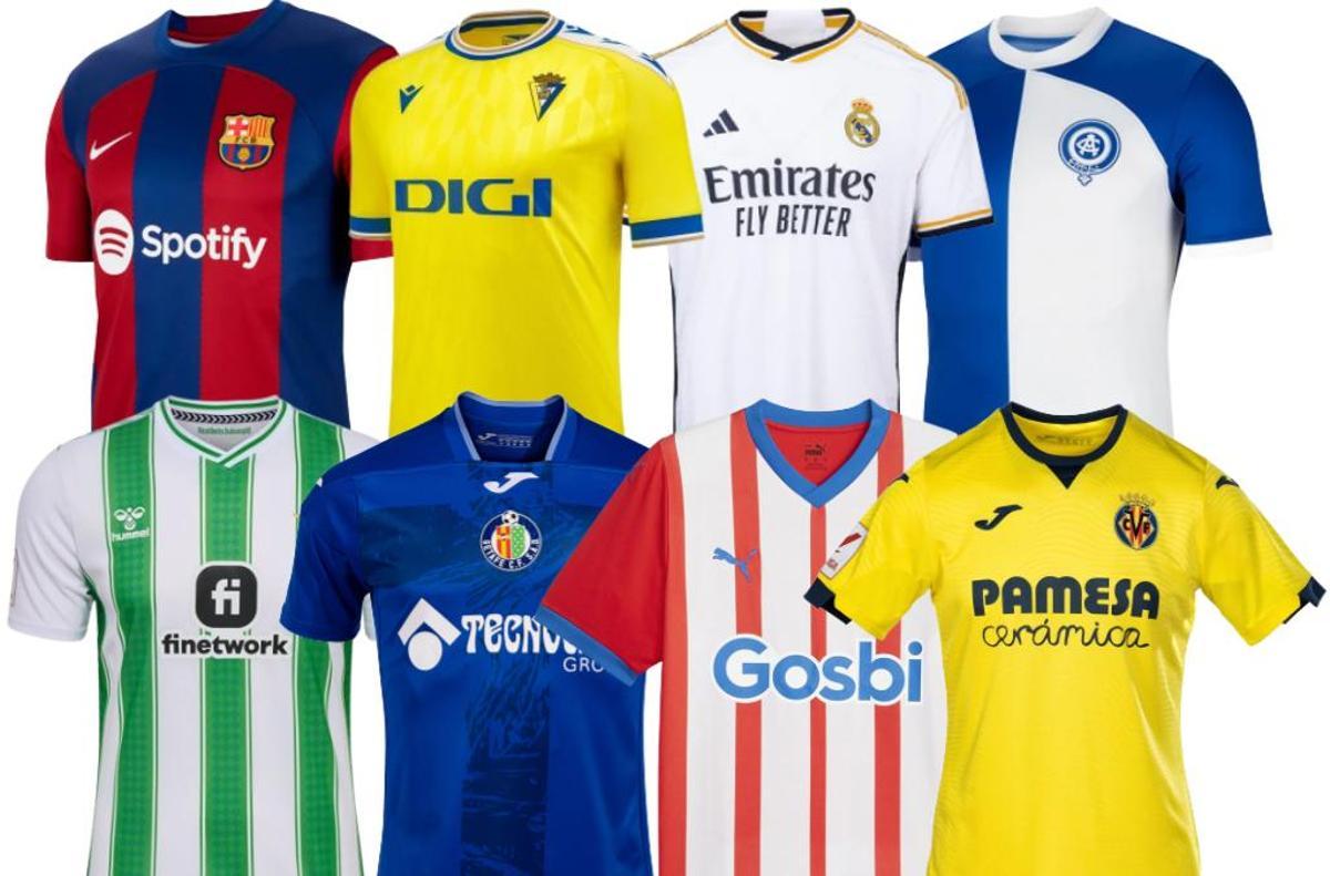Camisetas de la Liga española 20232024